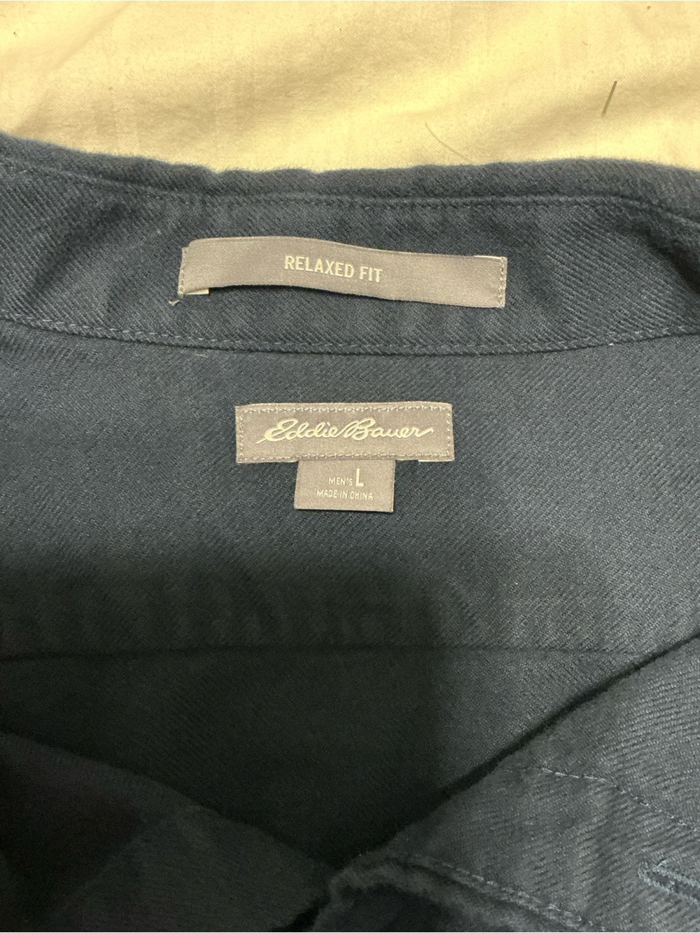 Men's Eddie Bauer Vintage Classic Chamois Shirt - Picture 3 of 7